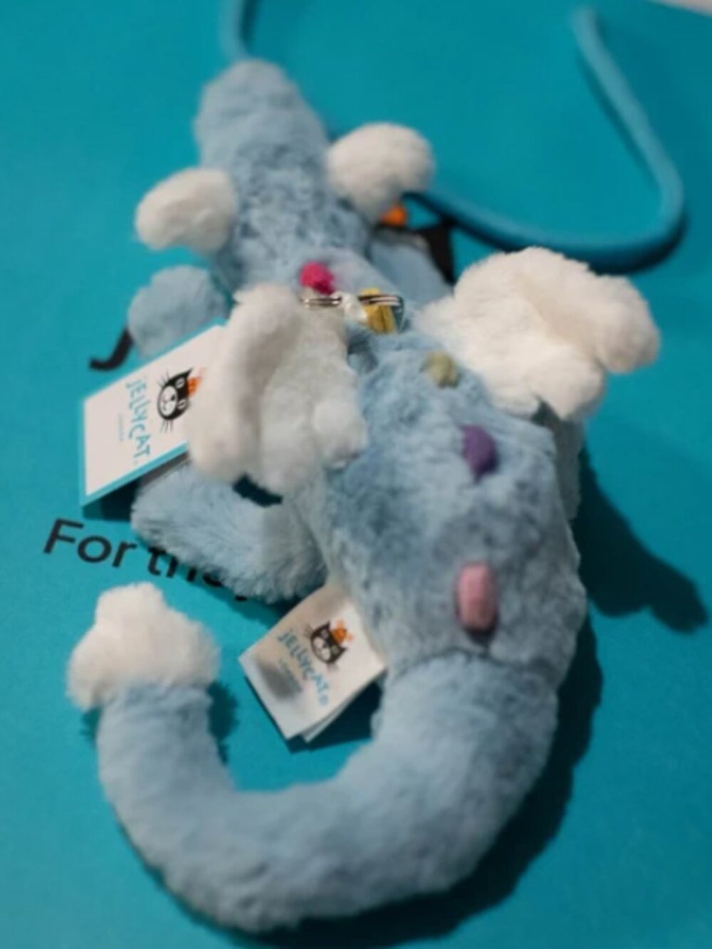 Jellycat Sky Dragon Bag Charm - NWT with Dust Bag